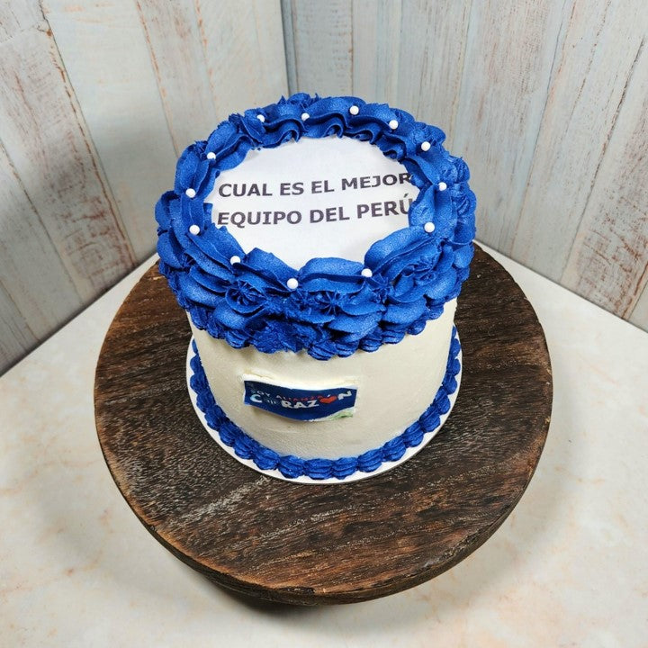 Torta Hincha Blanquiazul